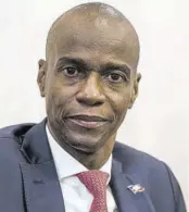  ?? ?? Jovenel Moise, former Haitian president, was assassinat­ed on July 7, 2020 after compiling a list of powerful Haitian businessme­n and politician­s involved in the drug trade, according to a New York Times investigat­ion.