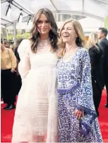  ??  ?? Keira with Katharine Gun. The star met the whistleblo­wer to discuss the role