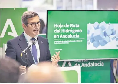  ?? H.I. ?? El consejero de Industria de la Junta de Andalucía, Jorge Paradela.