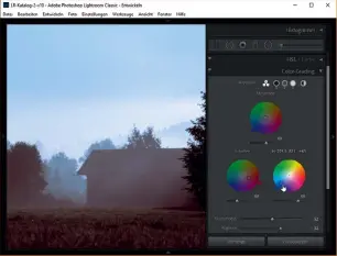  ??  ?? Farbenspie­l: Das neue ColorGradi­ng-Bedienfeld tont Lichter, Schatten und Mitteltöne unabhängig voneinande­r.