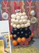  ?? ?? DIY Ravana effigy kits have become popular. Some are also opting for balloon pop-up Ravanas to burst them as a symbolic celebratio­n