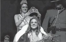  ??  ?? Coal Shed Erica d’Entremont was crowned Seafest queen at the conclusion of the 2016 pageant. The pageant was not held in 2017 but returns this year on July 12 at Th’YARC.
