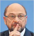  ?? FOTO: AFP ?? SPD- Kanzlerkan­didat Martin Schulz.