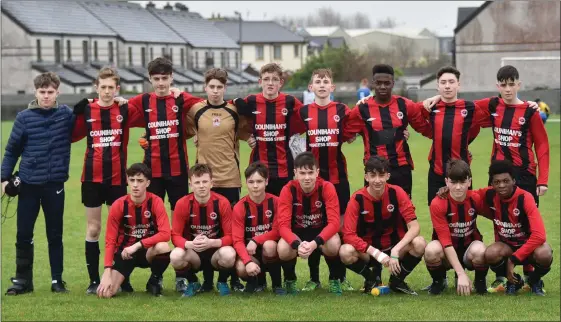  ?? Photo by Domnick Walsh ?? The Park FC team that played Nenagh in the Schoolboys U-16 National Cup in Christy Leahy Park last Saturday.