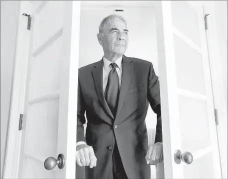  ?? Kirk McKoy Los Angeles Times ?? “AT THE END of the career, this is something great. It gives me a feeling of completion,” Robert Forster says of his current indie drama.