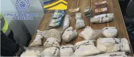 ?? Photo: National Police ?? Drugs and cash that were seized