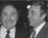  ??  ?? Jimmy Greaves and Ian St John pictured in 1986