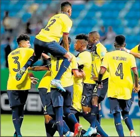  ?? Foto: Cortesía FIFA ?? Que la alegría del debut siga hoy ante Nigeria en el Mundial Sub-17 de Brasil.