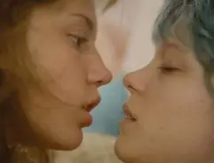  ??  ?? Lea Seydoux and Adele Exarchopou­los in ‘Blue is the Warmest Colour’ (Wild Bunch)