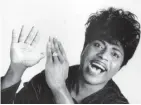  ?? AP ?? Little Richard, who burst onto the music scene with the 1956 hit single “Tutti Frutti,” was a charter member of the Rock and Roll Hall of Fame.