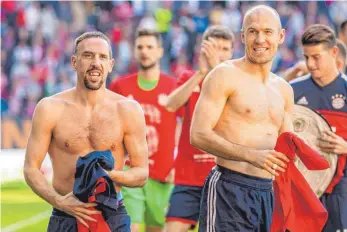  ?? FOTO: IMAGO ?? Franck Ribéry ( li.) und Arjen Robben – die wohl routiniert­este Flügelzang­e Europas hat noch nicht genug.