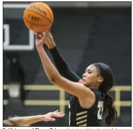  ??  ?? Nettleton guard Elauna Eaton, who signed to play at Arkansas, averaged 23.1 points and 7.9 rebounds per game this season. (NWA Democrat-Gazette/Ben Goff)