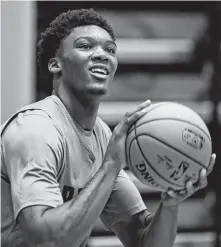  ?? Charles Krupa / Associated Press ?? Boston took Robert Williams of Texas A&M with the 27th overall selection in the first round of the NBA draft last month.