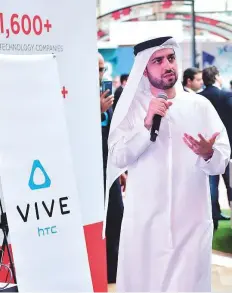  ?? Clint Egbert/Gulf News ?? Ammar Al Malik, Executive Director of Dubai Internet City, at the Gitex Technology Week.