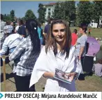  ??  ?? PRELEP OSEĆAJ: Mirjana Aranđelovi­ć Mančić