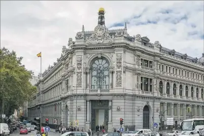  ?? ISTOCK ?? Sede del Banco de España en Madrid.