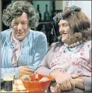  ??  ?? TV comedy roles Cissie and Ada