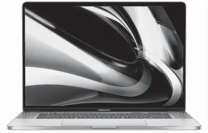  ?? Apple Inc. ?? Apple’s new 16-inch MacBook Pro includes a redesigned keyboard that uses the scissors mechanism.