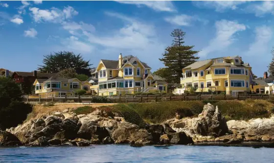  ?? THE AGENCY ?? Above: Cicily Sterling sold the historic oceanfront landmark property Seven Gables Inn in Pacific Grove in 2021. Below: This last year, Tracy McLaughlin secured the highest sale in the history of Ross with 32 Shady Lane for $28.1 million.