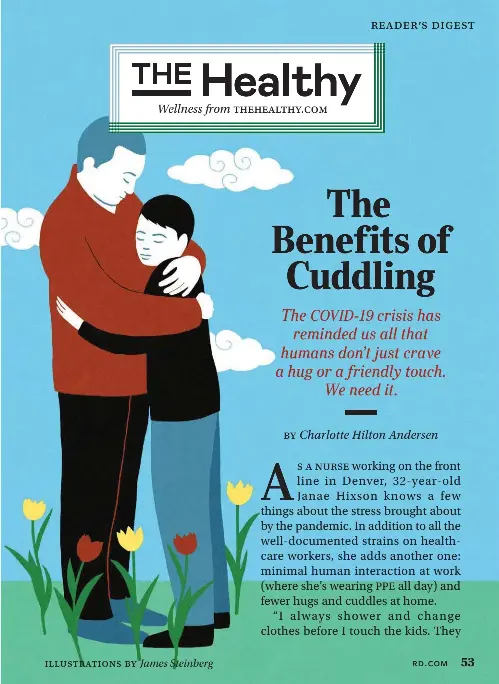 The Benefits of Cuddling - PressReader