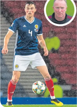  ??  ?? Stevie Campbell (inset) has played a part in John Souttar playing for Scotland