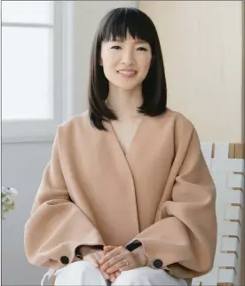  ??  ?? Right: Marie Kondo beeame famous as a de-cluttering expert. “Our goal is to help more people live a life that sparks joy”, says her website.