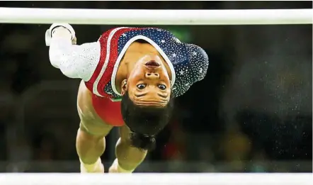  ??  ?? American gymnast gabby douglas drowned out her haters during the Rio olympics, refusing to let them break her will with their nasty comments about her hair. — Reuters