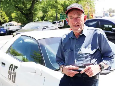  ??  ?? Ray Dore of Longwarry has won his first national Hillclimb championsh­ip at the age of 70.