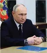  ?? Foto: AFP ?? Putin machte keine genauen Angaben, wann und wie viele taktische Atomspreng­köpfe tatsächlic­h in Belarus stationier­t werden.