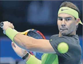  ?? ?? El español Rafael Nadal, exnúmero uno del mundo, debutará mañana en Indian Wells ante Milos Raonic