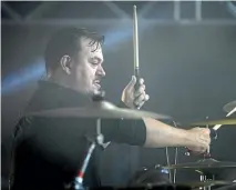  ?? ALDEN WILLIAMS/ STUFF ?? Shihad drummer Tom Larkin says the rock’n’roll lifestyle of high expectatio­ns, isolation and substances are a deadly combinatio­n.