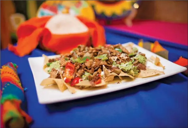  ?? Submitted photo ?? LA HACIENDA NACHOS: La Hacienda offers a variety of authentic, award-winning Mexican dishes for customers to enjoy.