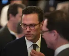  ?? KEVIN HAGEN/THE NEW YORK TIMES FILE PHOTO ?? James Murdoch has been dealing with scandals at Fox News, whose conservati­ve-leaning commentato­rs run afoul of his more liberal views.