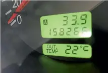  ??  ?? Once the outside air temp reaches beyond 20C your vehicle is set to become a hot box. Even parking in shade might not help.