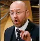  ??  ?? Patrick Harvie, Scottish Green Party co-leader