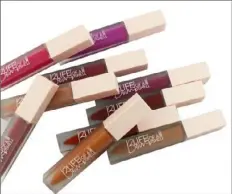  ?? Adrienne Hill/BBC Branding ?? Lipsticks from the Life of a Bombshell spring/summer collection.