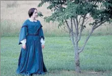  ?? COURTESY HISTORY AT PLAY ?? Laura Rocklyn portrays author Charlotte Bronte in a live-streamed performanc­e by History At Play on Friday, Sept. 25.