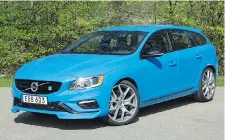  ?? GRAEME FLETCHER/Driving ?? The Volvo V60 Polestar is a quick, capable and attractive car.