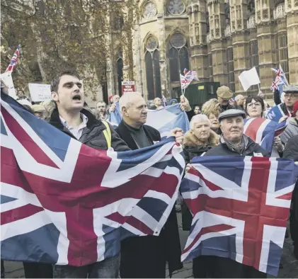  ??  ?? 0 Scotland is not turning into a nation of flag-waving Brexiteers, despite the hopes of diehard Unionists