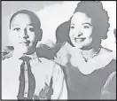  ?? CONTRIBUTE­D ?? Emmett Louis Till and his mother Mamie Till Mobley, as seen in “The Untold Story of Emmett Louis Till.”.
