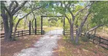  ?? RICARDO RAMIREZ BUXEDA/ORLANDO SENTINEL ?? High Oaks Ranch is part of a group of rural properties in Seminole that is planned for the River Cross developmen­t.