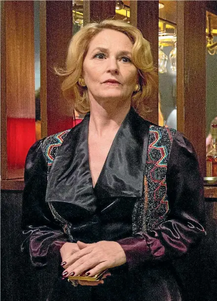  ??  ?? Melissa Leo plays Goldie Herschlag in I’m Dying Up Here.