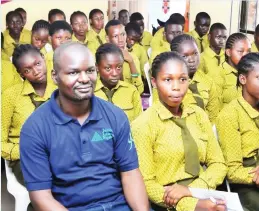  ??  ?? Student at a Junior Achievemen­t Nigeria programme