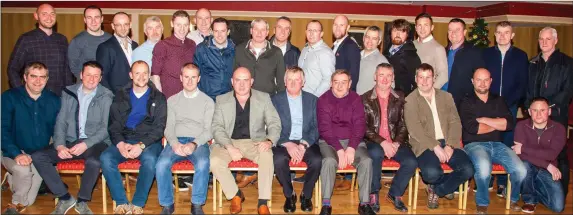  ?? Photo by Breda Daly ?? Denis O’Brien and work colleagues from Liebherr on the occasion of his retirement at the East Avenue Hotel Killarney.
