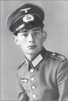  ?? Photo courtesy of Gisela Kellner ?? Second World War veteran Hans Pfeffer served in the German Army in North Africa before coming as a war prisoner to southern Alberta. Pffefer clearly saw the evils arising out of Nazism and similar ideologies based in ultra-nationalis­m, and credited his experience­s as a PoW in Canada for opening his eyes.