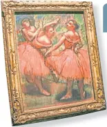  ??  ?? Degas’ Red Ballet Skirts from Burrell collection