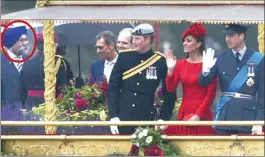  ?? PICTURE: DYLAN MARTINEZ / REUTERS ?? BAD COMPANY: Prince Harry, centre, stands with Catherine, Duchess of Cambridge, and William, right, on-board the Spirit of Chartwell during the queen’s diamond jubilee pageant on the River Thames in London on Sunday. Convicted sex offender Harbinder...