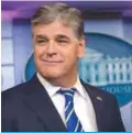  ??  ?? WASHINGTON: In this file photo taken on January 24, 2017 Fox News host Sean Hannity is seen in the White House briefing room. — AFP