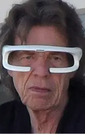  ?? ?? Futuristic frames: Sir Mick Jagger