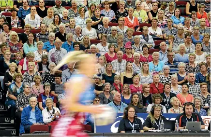  ?? ROBYN EDIE/STUFF ?? Southland netball’s fervour for the sport has been rewarded with host status for the finals series on August 23.